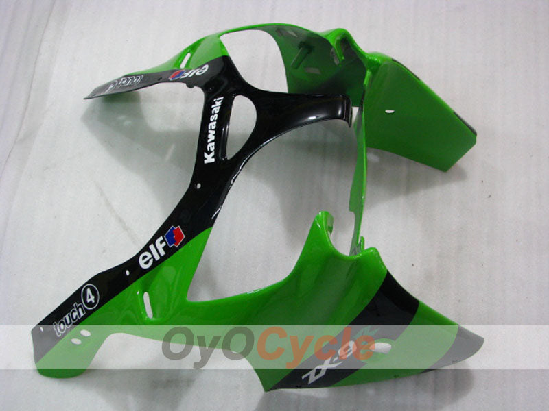 Fairing kit for 00-01 NINJA ZX-9R - Green, Black - Monster #OYO87903031