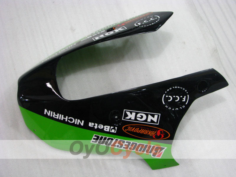 Fairing kit for 00-01 NINJA ZX-9R - Green, Black - Monster #OYO87903031