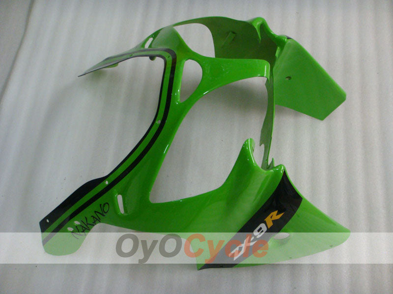 Fairing kit for 00-01 NINJA ZX-9R - Green, Black - Nakano #OYO87903034