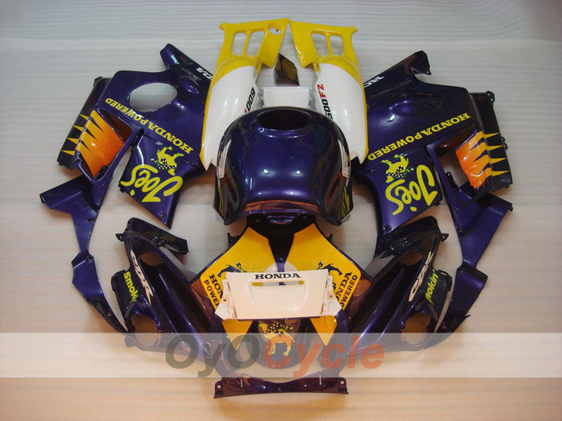 Fairing kit for 91-94 Honda CBR600 F2 - Yellow, Purple - Camel #OYO87903041