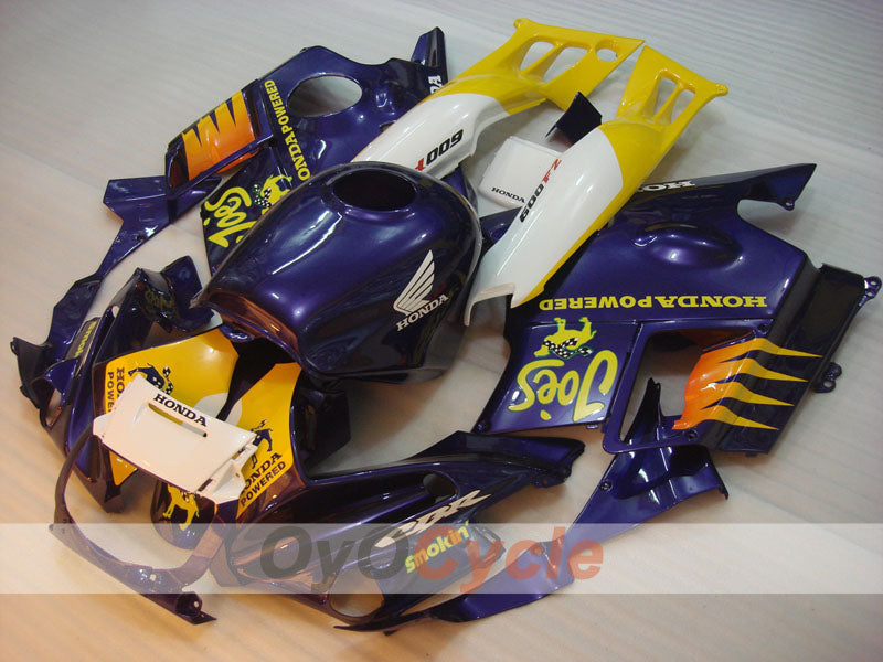 Fairing kit for 91-94 Honda CBR600 F2 - Yellow, Purple - Camel #OYO87903041
