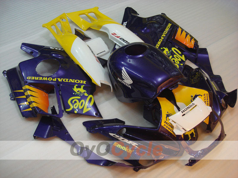 Fairing kit for 91-94 Honda CBR600 F2 - Yellow, Purple - Camel #OYO87903041