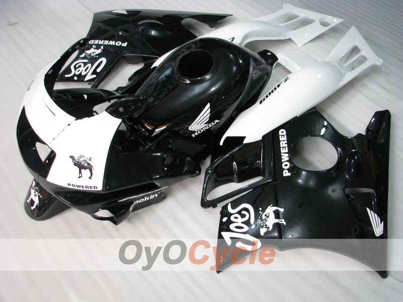 Fairing kit for 91-94 Honda CBR600 F2 - White, Black - Camel #OYO87903047