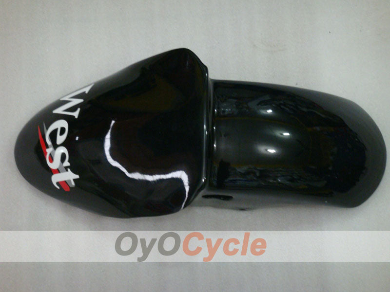Fairing kit for 00-01 NINJA ZX-9R - White, Black - West #OYO87903049