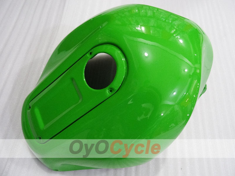 Injection Fairing kit for 00-01 NINJA ZX-12R - Green, Black - Flame #OYO87903057