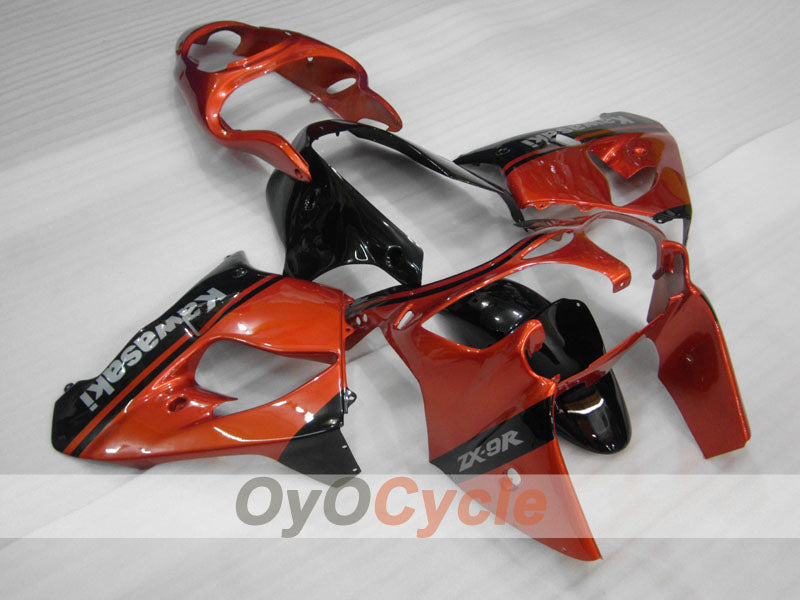 Fairing kit for 00-01 NINJA ZX-9R - Orange, Black - Factory Style #OYO87906058 Main image
