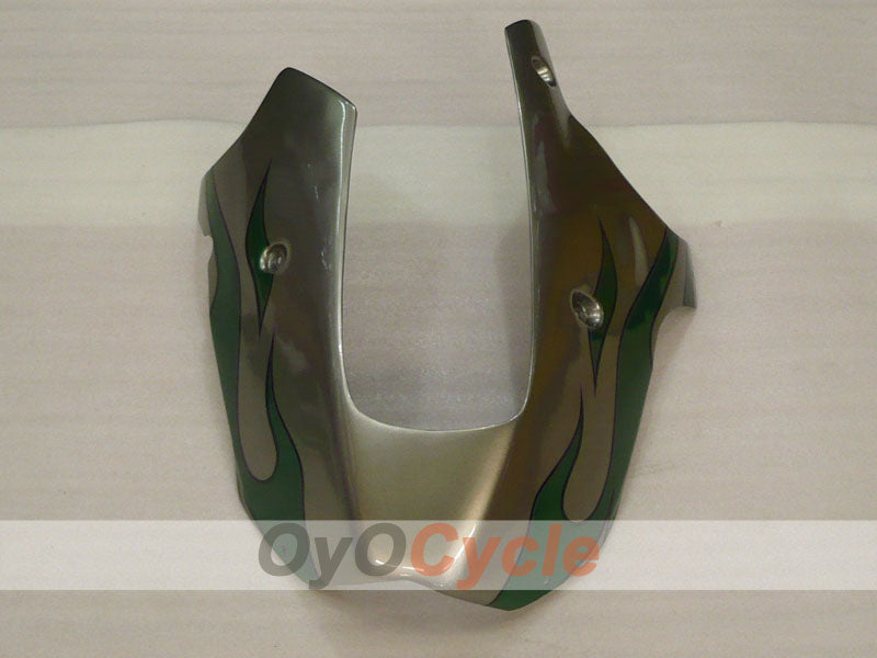 Fairing kit for 00-01 NINJA ZX-9R - Green, Silver - Flame #OYO87906059