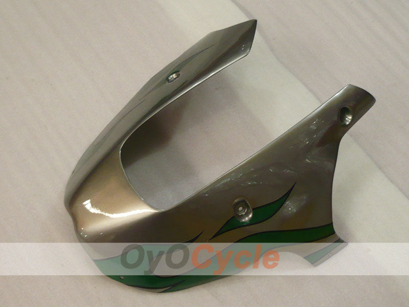 Fairing kit for 00-01 NINJA ZX-9R - Green, Silver - Flame #OYO87906059