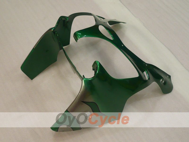 Fairing kit for 00-01 NINJA ZX-9R - Green, Silver - Flame #OYO87906059