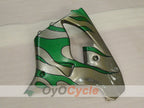 Fairing kit for 00-01 NINJA ZX-9R - Green, Silver - Flame #OYO87906059