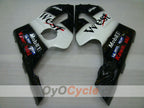 Injection Fairing kit for 00-01 NINJA ZX-12R - White, Black - West #OYO87903081