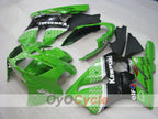 Injection Fairing kit for 02-05 NINJA ZX-12R - Green, Black - Nakano #OYO87903099