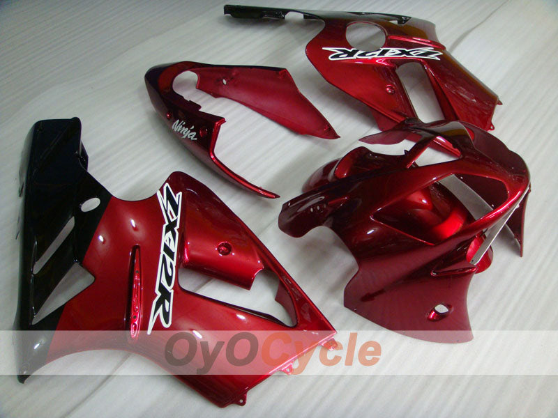 Injection Fairing kit for 02-05 NINJA ZX-12R - Red, Black - Factory Style #OYO87903105