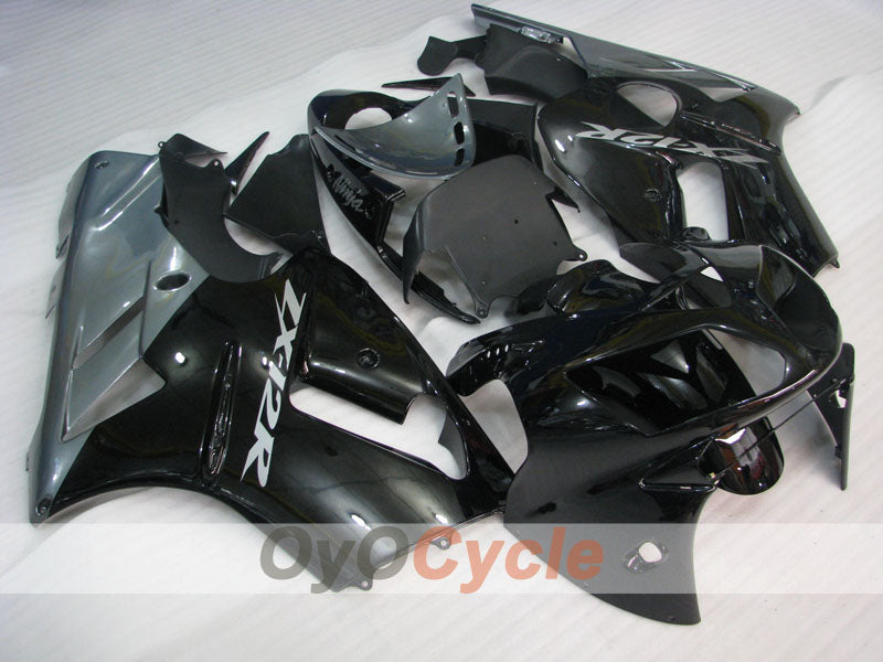 Injection Fairing kit for 02-05 NINJA ZX-12R - Black, Grey - Factory Style #OYO87903114