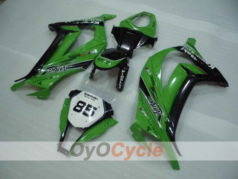 Injection Fairing kit for 11-15 NINJA ZX-10R - Green, Black - PIRELLI #OYO87903136