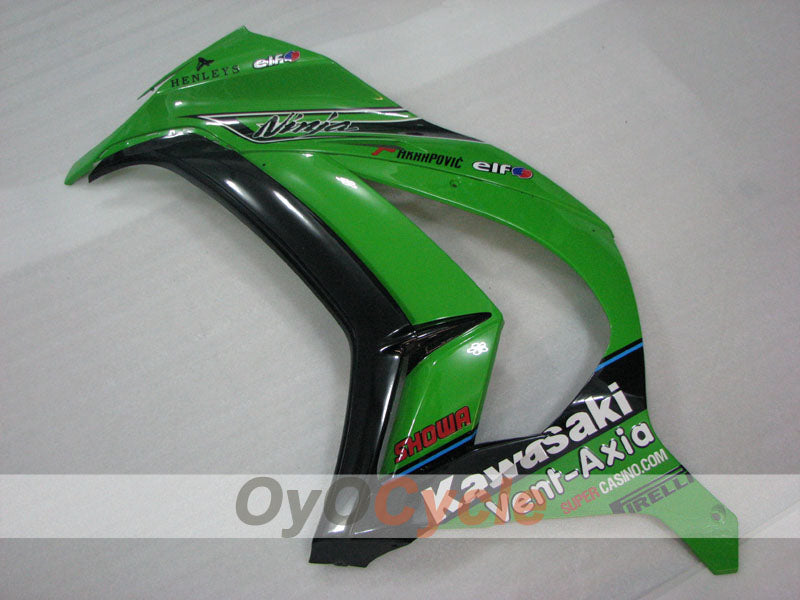 Injection Fairing kit for 11-15 NINJA ZX-10R - Green, Black - PIRELLI #OYO87903136