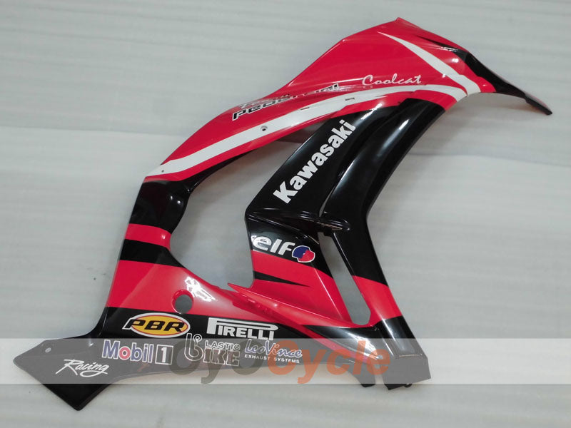 Injection Fairing kit for 11-15 NINJA ZX-10R - Red, Black - PIRELLI #OYO87903140