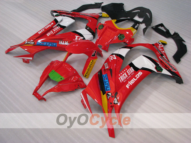 Injection Fairing kit for 11-15 NINJA ZX-10R - Red, Black - Factory Style #OYO87903141