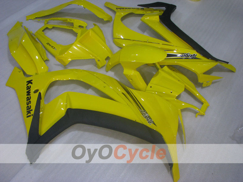Injection Fairing kit for 11-15 NINJA ZX-10R - Yellow, Black - Factory Style #OYO87903143