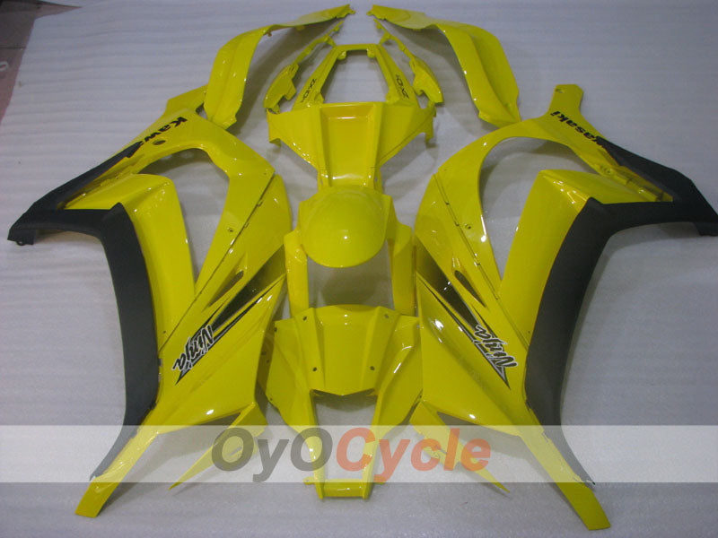 Injection Fairing kit for 11-15 NINJA ZX-10R - Yellow, Black - Factory Style #OYO87903143