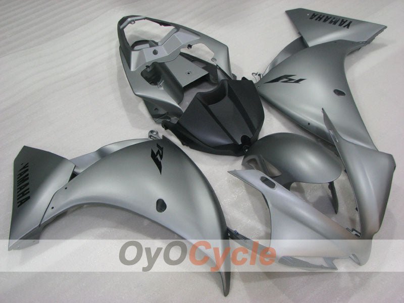 Injection Fairing kit for 12-14 YZF-R1 - Black, Grey, Matte - Factory Style #OYO87903179 Main image