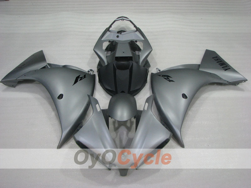 Injection Fairing kit for 12-14 YZF-R1 - Black, Grey, Matte - Factory Style #OYO87903179