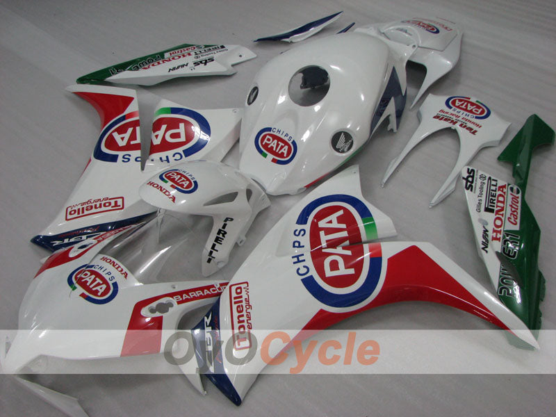 Injection Fairing kit for 12-16 CBR1000RR - Red, White - PATA #OYO87903315 Main image