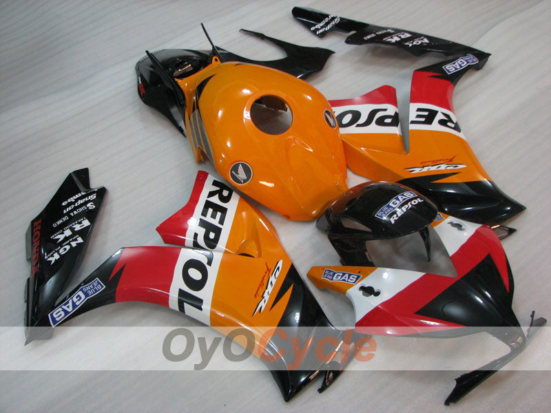 Injection Fairing kit for 12-16 CBR1000RR - Orange, Black - Repsol #OYO87903318 Main image