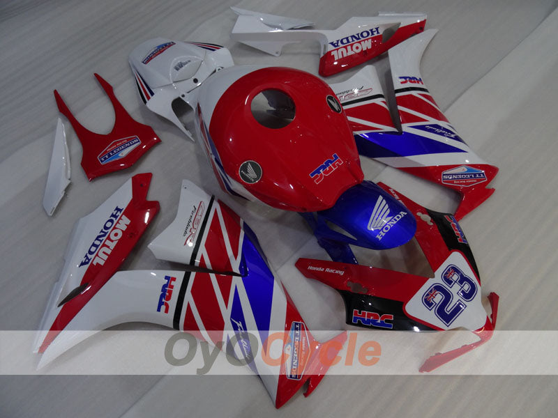 Injection Fairing kit for 12-16 CBR1000RR - Red, White - MOTUL #OYO87903322 Main image