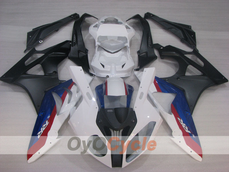 Injection Fairing kit for 09-14 BMW S1000RR - White, Black - Factory Style #OYO87904541