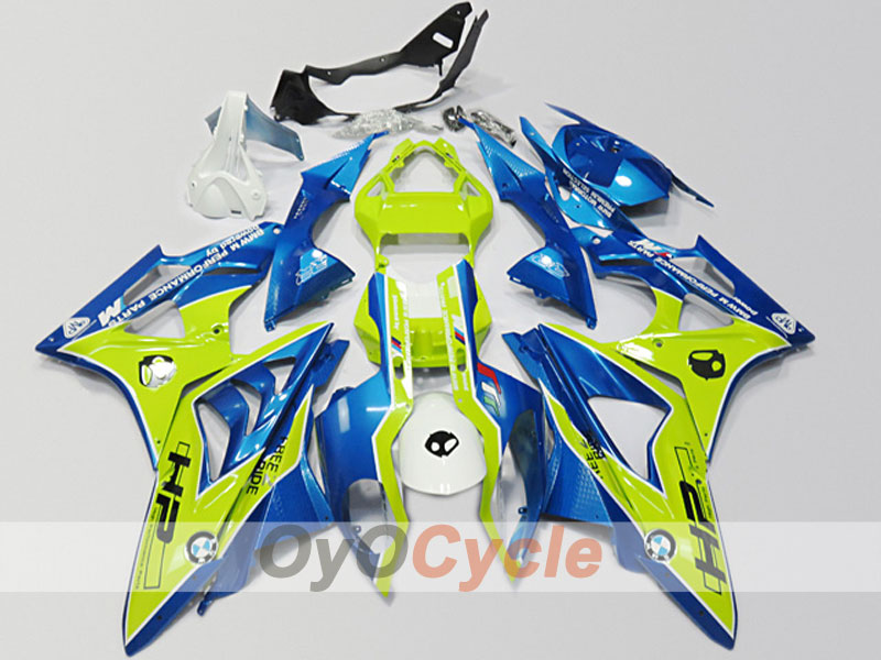 Injection Fairing kit for 09-14 BMW S1000RR - Yellow, Blue - Performance #OYO87904544