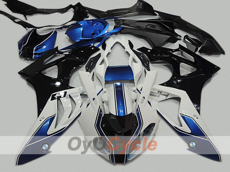 Injection Fairing kit for 09-14 BMW S1000RR - Blue, White, Black - Factory Style #OYO87904547