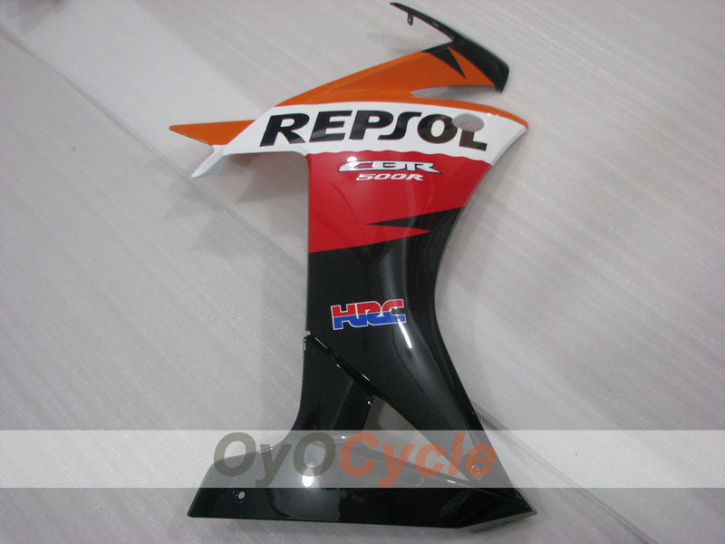 Left & Right Side Fairing For Honda 13-15 CBR500R #OYO87907777 Secondary image