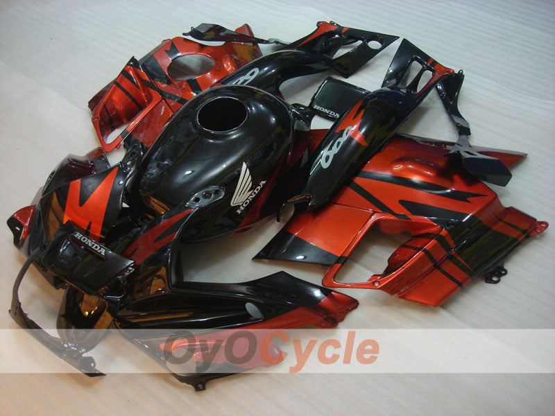 Fairing kit for 91-94 Honda CBR600 F2 - Orange, Black - Factory Style #OYO87904775 Secondary image