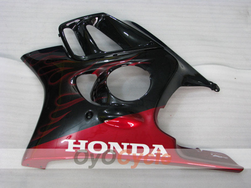 Injection Fairing kit for 97-98 CBR600F3 - Red, Black - Flame #OYO87900066