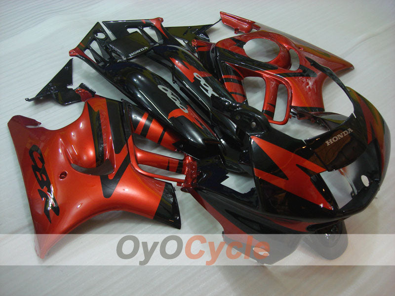 Injection Fairing kit for 97-98 CBR600F3 - Orange, Black - Factory Style #OYO87900079 Main image