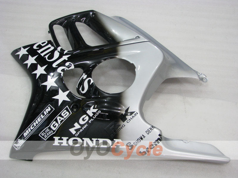 Injection Fairing kit for 95-96 CBR600F3 - Black, Silver - SevenStars #OYO87902758