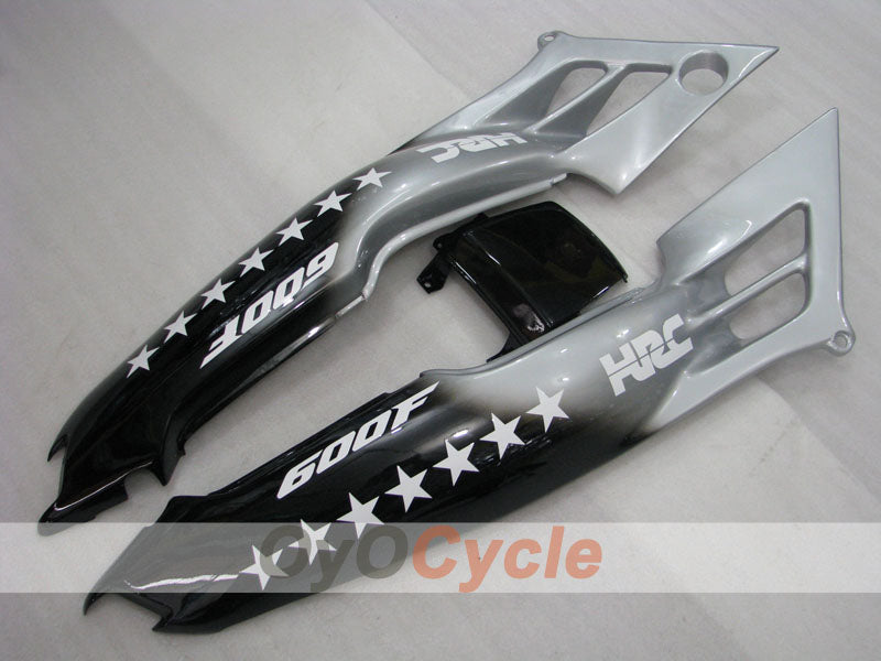 Injection Fairing kit for 95-96 CBR600F3 - Black, Silver - SevenStars #OYO87902758