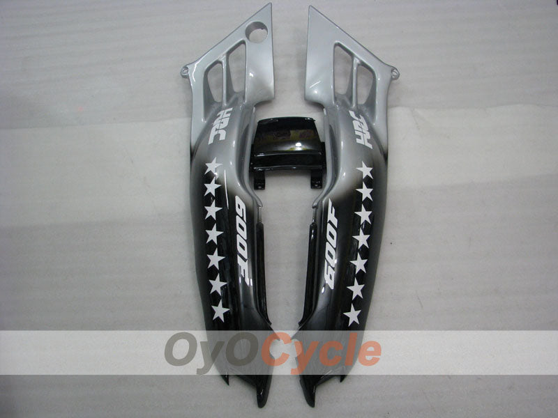 Injection Fairing kit for 95-96 CBR600F3 - Black, Silver - SevenStars #OYO87902758