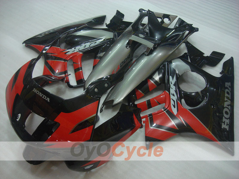 Injection Fairing kit for 95-96 CBR600F3 - Red, Black - Factory Style #OYO87902763 Main image