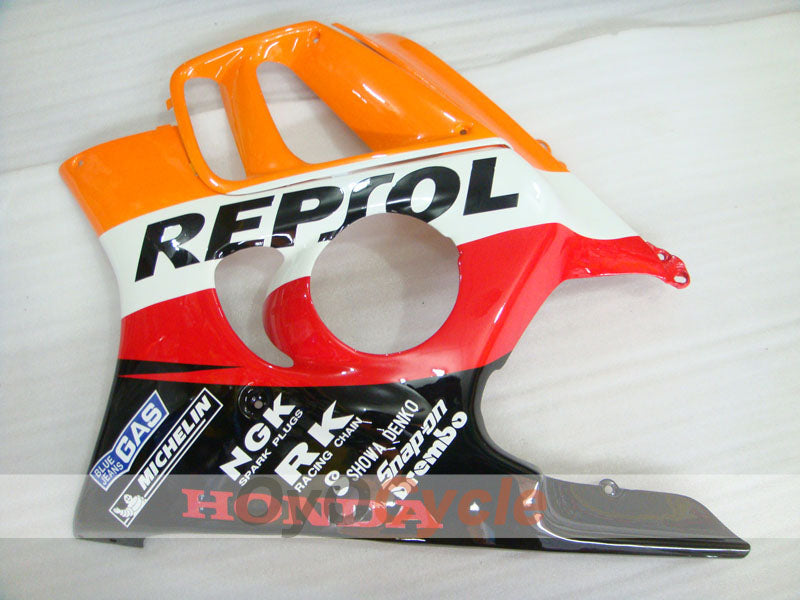 Injection Fairing kit for 95-96 CBR600F3 - Orange, Black - Repsol #OYO87902764