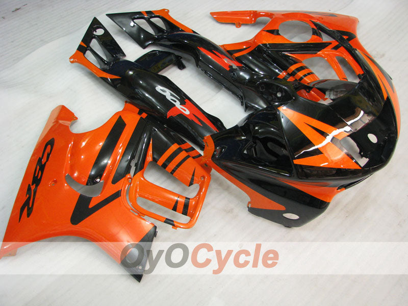 Injection Fairing kit for 97-98 CBR600F3 - Orange, Black - Factory Style #OYO87900091 Main image