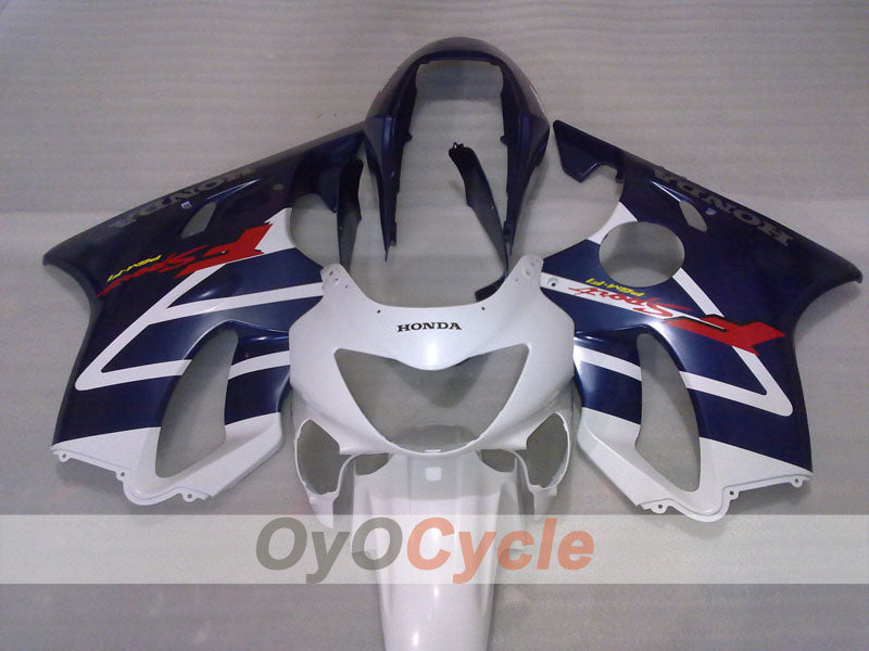 Injection Fairing kit for 99-00 CBR600F4 - Blue, White - Factory Style, Customize #OYO87904825 Main image