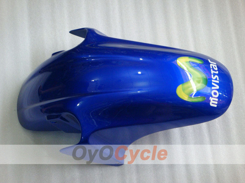 Injection Fairing kit for 99-00 CBR600F4 - Yellow, White - Castrol, Movistar #OYO87900116
