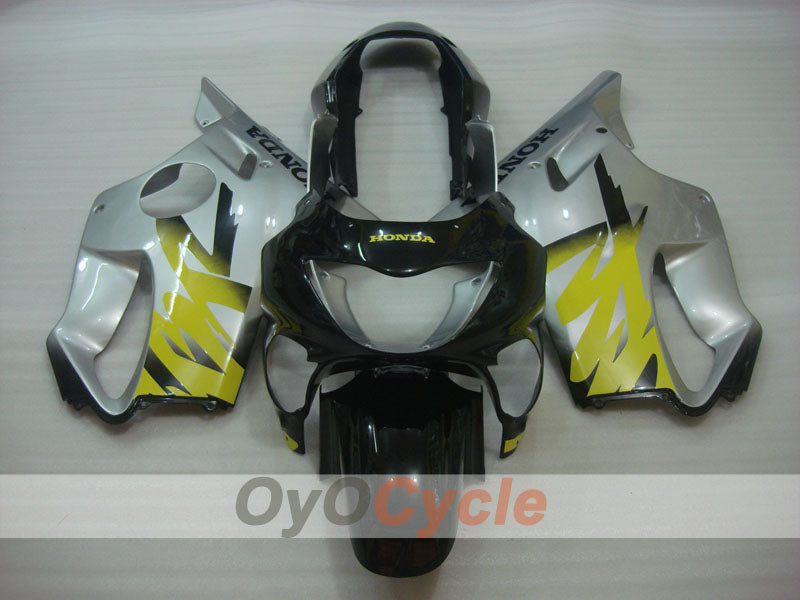 Injection Fairing kit for 99-00 CBR600F4 - Black, Silver - Factory Style #OYO87900119