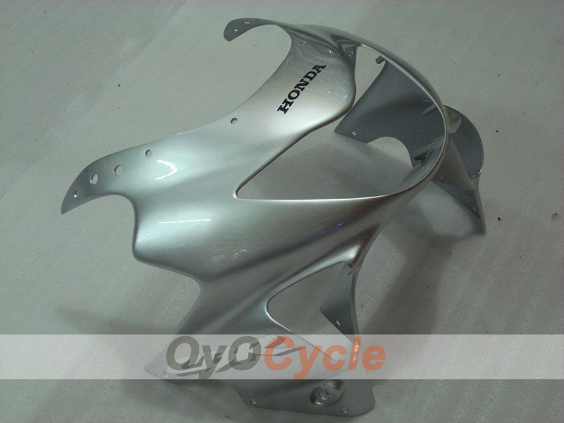 Injection Fairing kit for 99-00 CBR600F4 - Black, Silver - Factory Style #OYO87900121