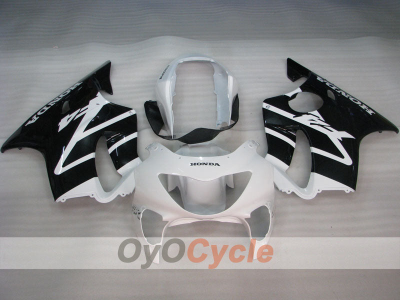Injection Fairing kit for 99-00 CBR600F4 - White, Black - Factory Style #OYO87900129