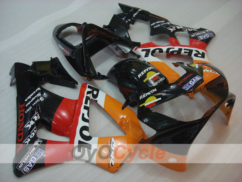 Injection Fairing kit for 00-01 CBR900RR 929 - Yellow, Black - MICHELIN, Repsol #OYO87904877 Main image