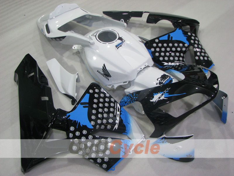 Injection Fairing kit for 03-04 CBR600RR - White, Black - Customize #OYO87904888 Main image
