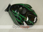 Injection Fairing kit for 03-04 CBR600RR - Green, Black - Flame #OYO87904889